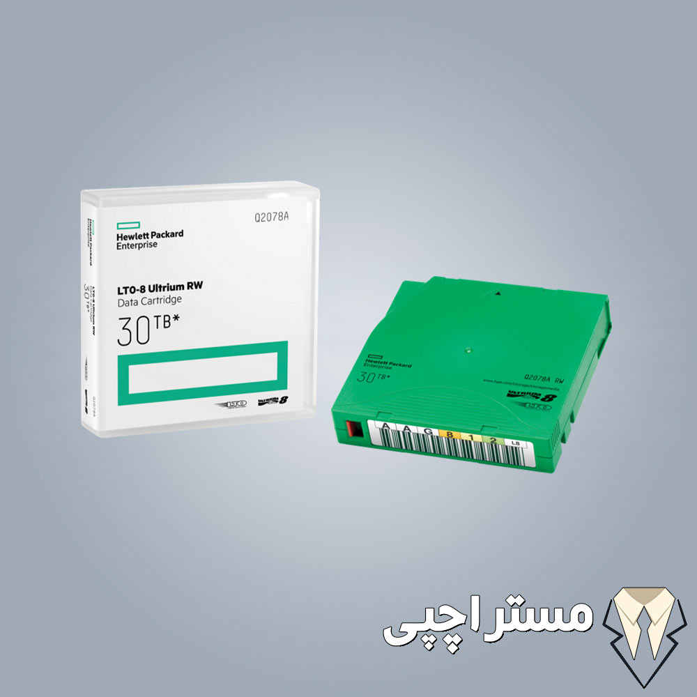 HPE LTO‑8 30TB RW Data Cartridge Q2078A
