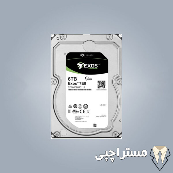 خرید حافظه اچ دی دی اینترنال سیگیت مدل Exos 7E8 ST6000NM021A حافظه 6 ترابایت