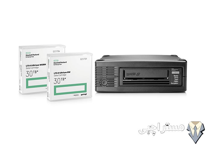آموزش اتصال درایو HPE LTO-9 به سرور HPE ProLiant DL360 G8