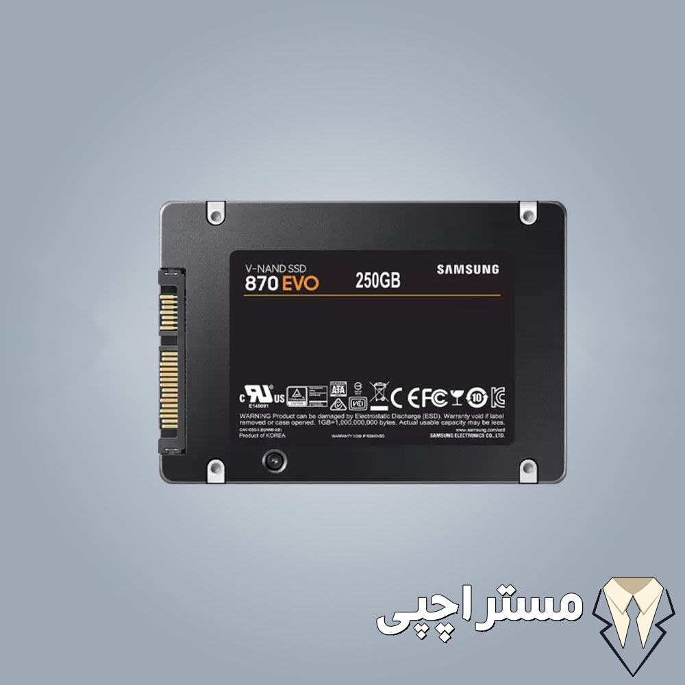 اس‌اس‌دی سامسونگ EVO 870 با ظرفیت 250 گیگابایت