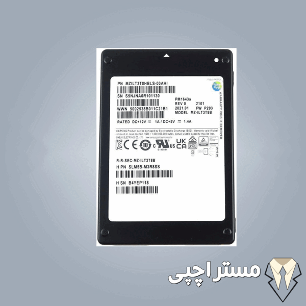 اس اس دی سرور Samsung PM1643a 3.84TB SAS 12Gb SSD
