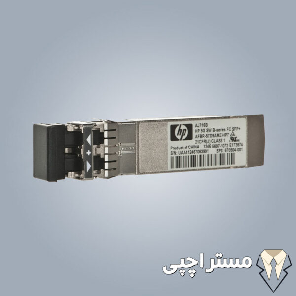 ماژول فیبر نوری HPE AJ716 8G SW