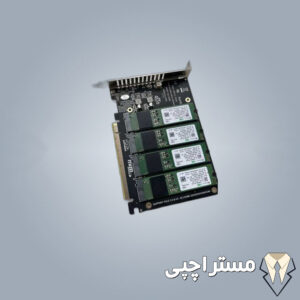 کارت تبدیل ۴ پورت M.2 NVMe به PCIe
